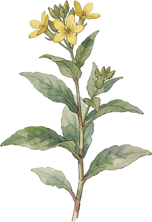 Botanical illustration of Amsonia (Bluestar)