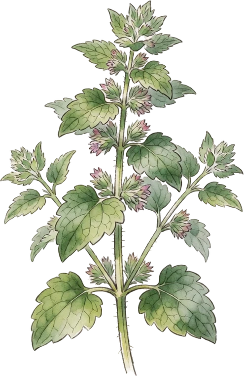 Botanical illustration of Catnip