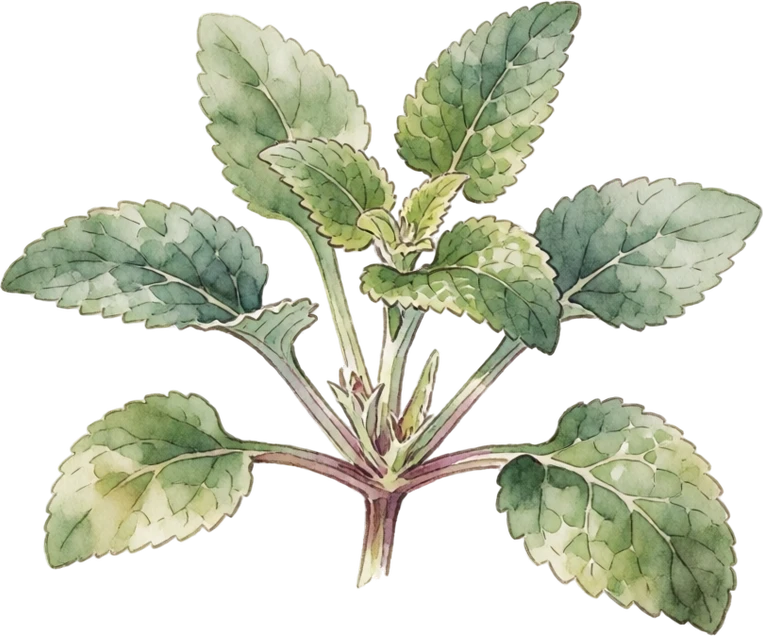 Botanical illustration of Chinese Artichoke (Crosne)