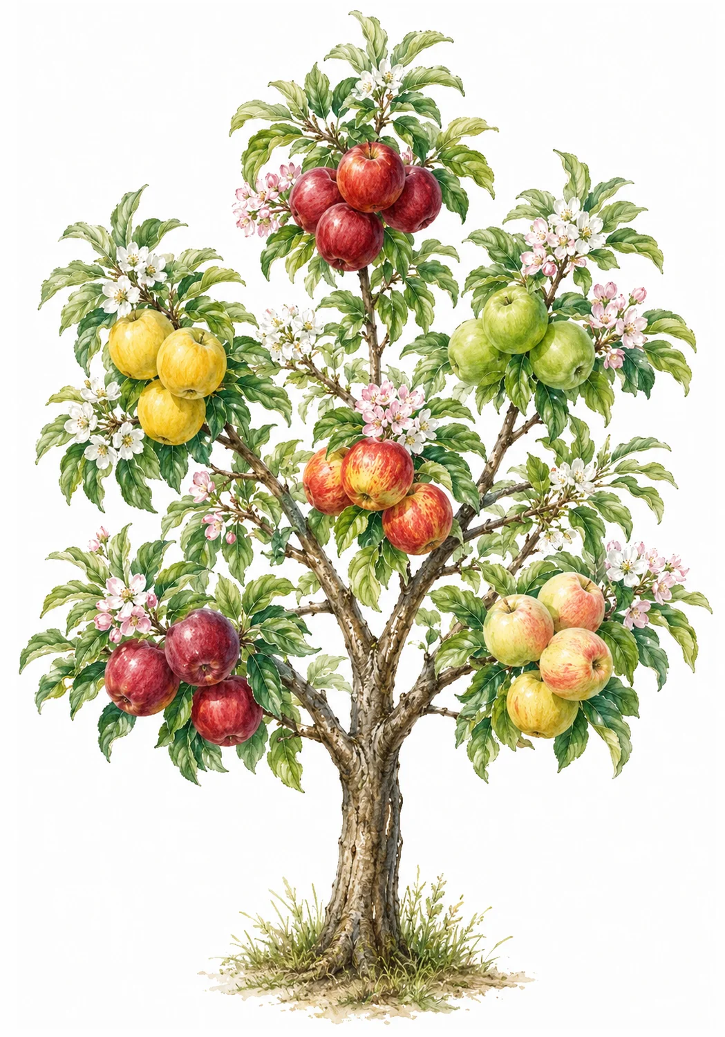 Botanical illustration of Cocktail Tree