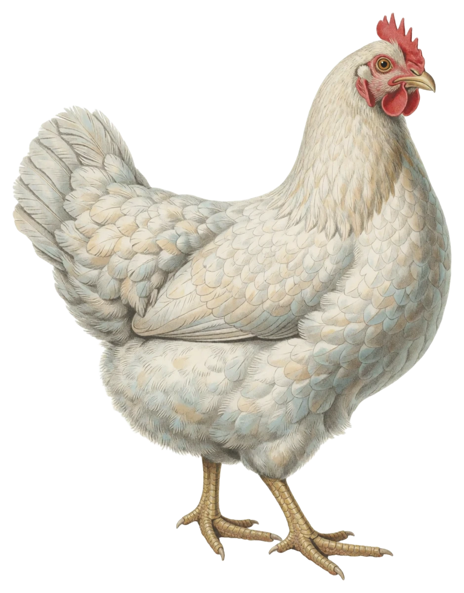 Decorative chicken illustration