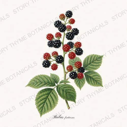 Blackberry — a print from the Berry Plants collection