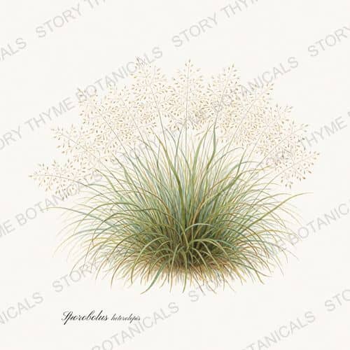 Prairie Dropseed — a print from the Ornamental Grasses collection