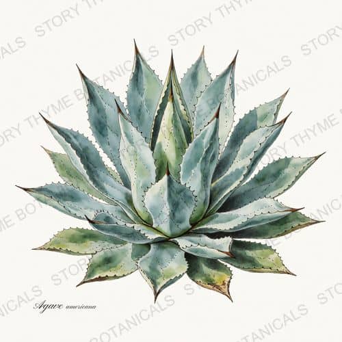 Agave — a print from the Herbs, Greenery & Desert collection