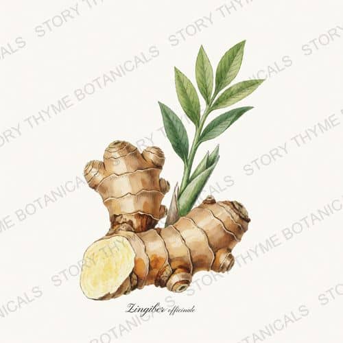 Ginger — a print from the Tea Herbs collection