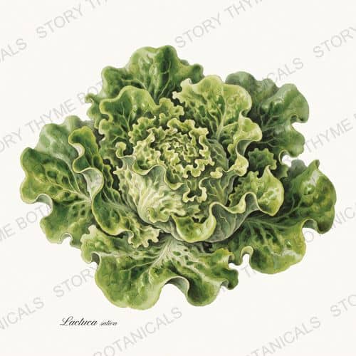 Lettuce — a print from the Vegetables Vol. 1 collection