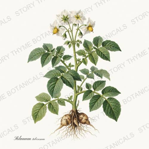 Potato Plant — a print from the Vegetables Vol. 2 - In the Garden collection