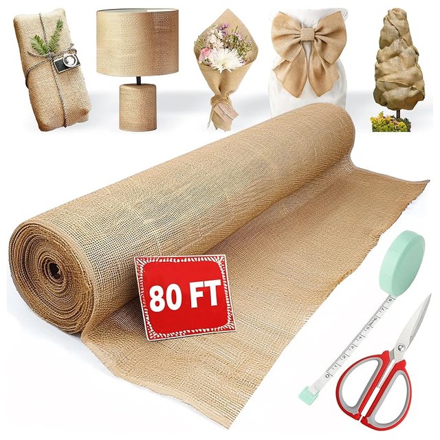 Burlap Roll, 40 in x 80 ft