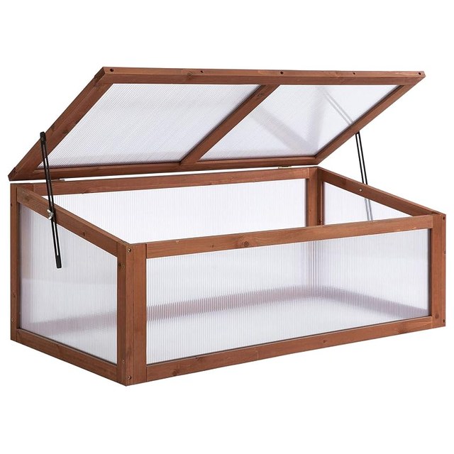 Wood-Frame Polycarbonate Cold Frame