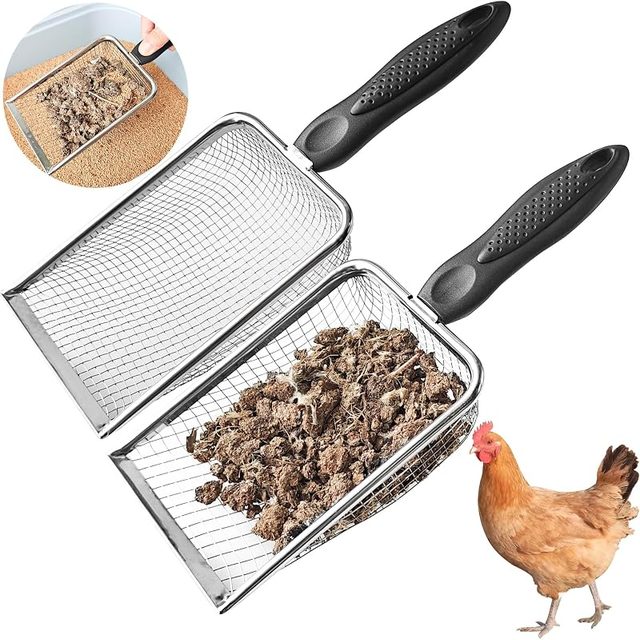 Mesh Sifting Scoops, 2-pack
