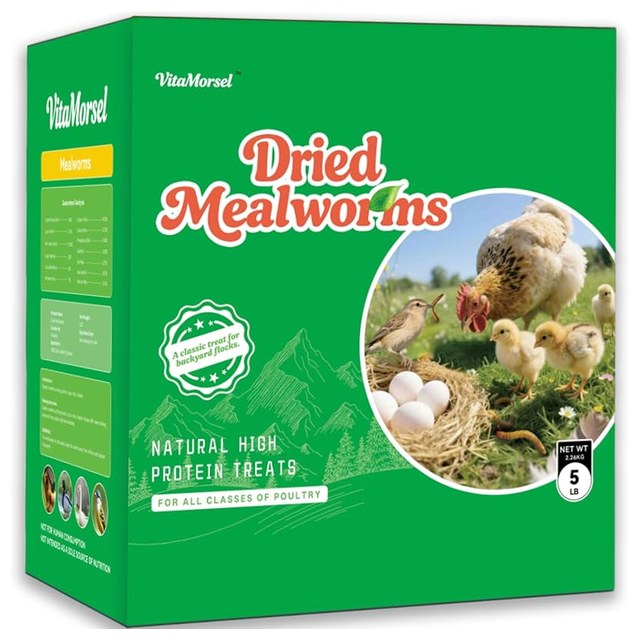 Dried Mealworms, 5 lb