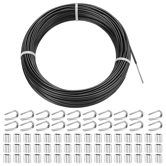 Stainless Cable, 1/8 in x 100 ft