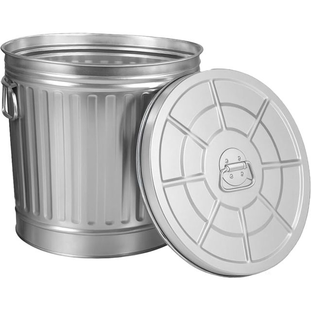Galvanized Steel Can with Locking Lid