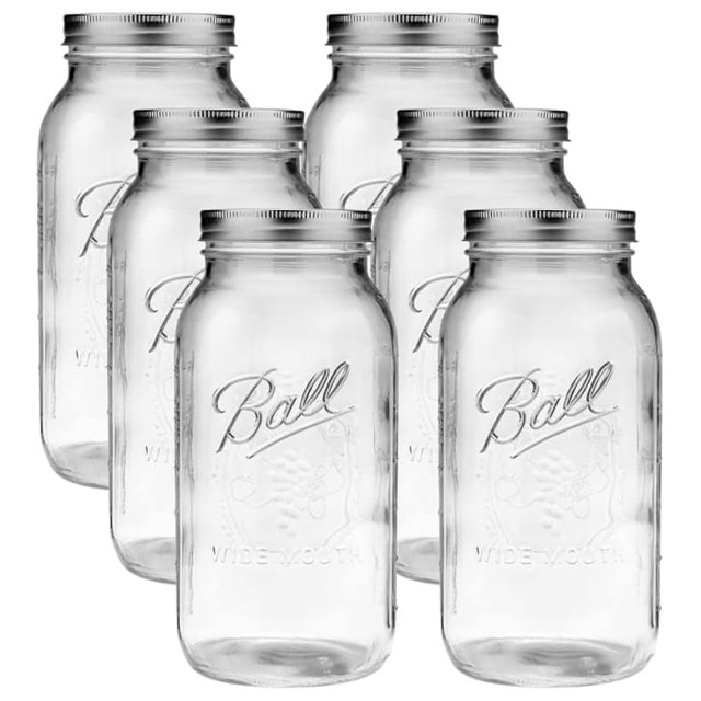 Ball Half-Gallon Jars, 6-Pack