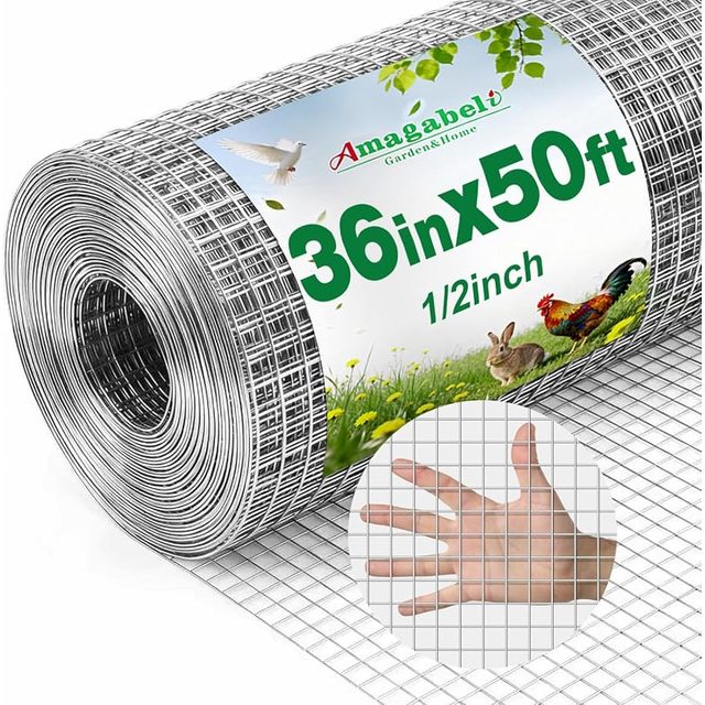 Amagabeli ½" Galvanized Cloth, 36"×50'