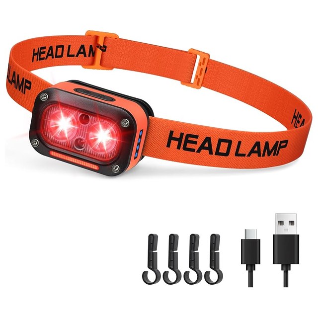 Rechargeable Red-Mode Headlamp