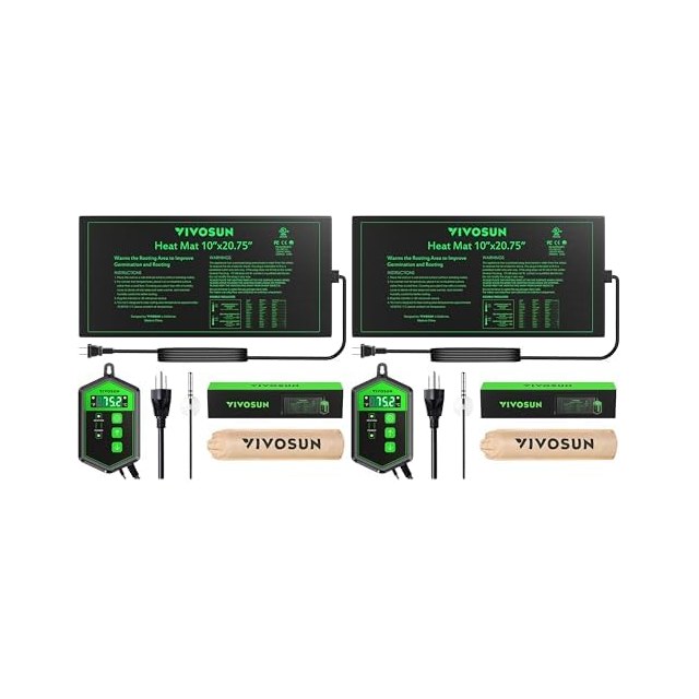 Seedling Heat Mat + Thermostat Combo