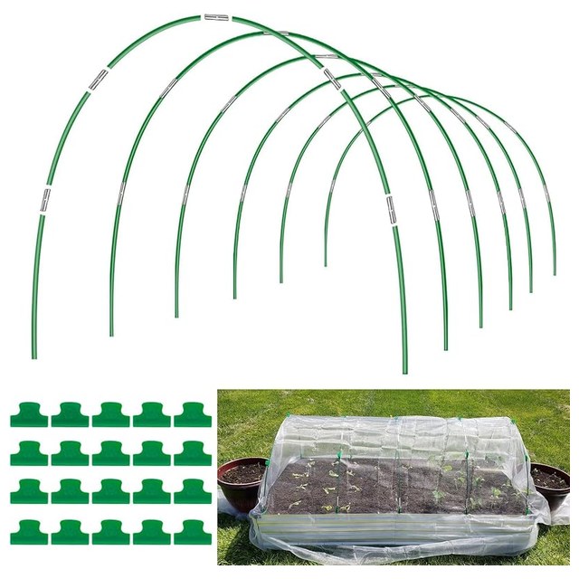 Fiberglass Garden Hoops, 6 Sets