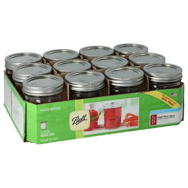 Half-Pint Jelly Jars, 12
