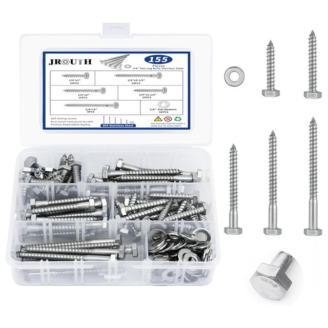 Stainless Lag Bolt Kit