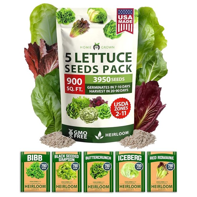 Heirloom Lettuce Mix, 5 Varieties