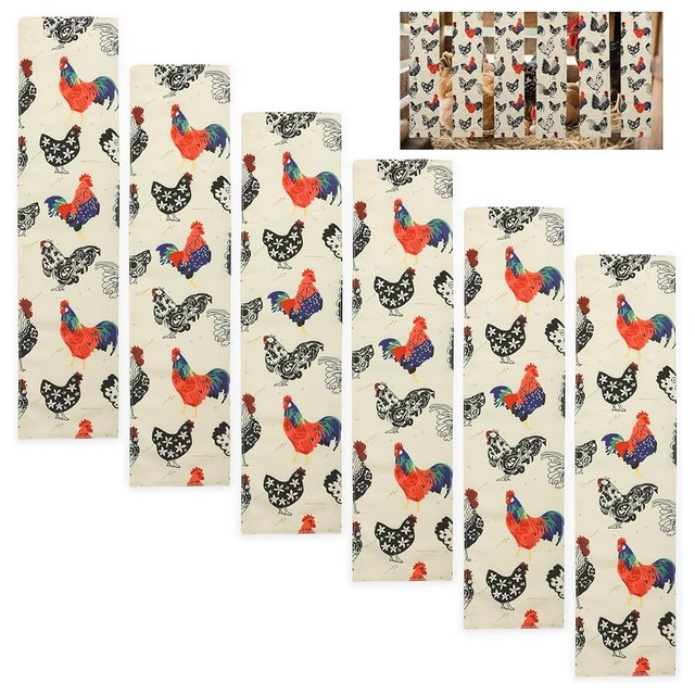 Nest Box Curtains, 6-Pack