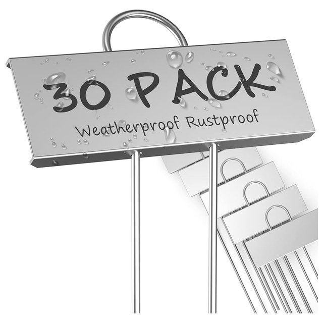 Metal Plant Markers, 30-Pack