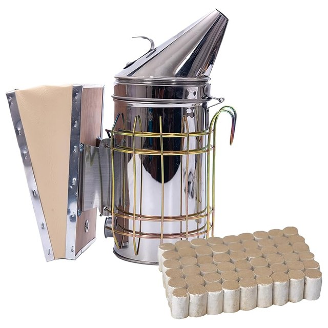 Bee Smoker with Heat Shield