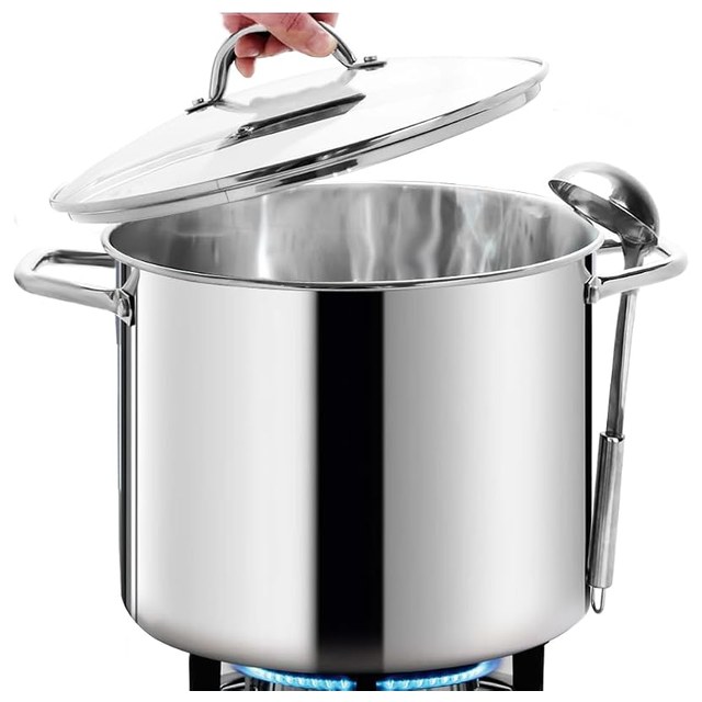 Stainless Stockpot, 16 Qt