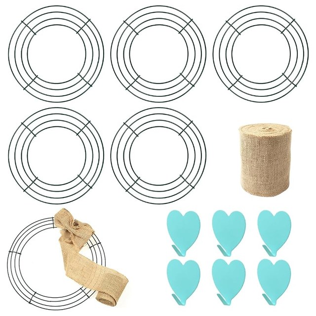 Wire Wreath Frames, 14 in, 6